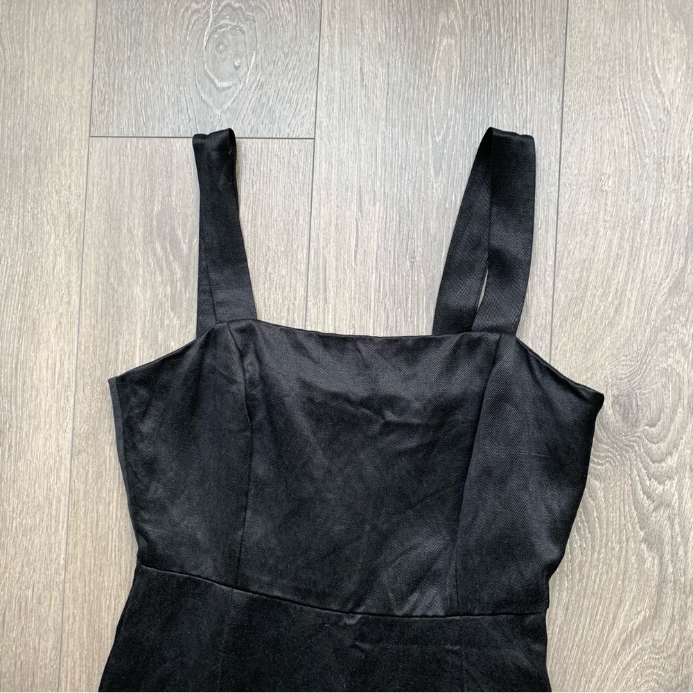 Aritzia Wilfred Rosemond Mini Dress Linen Black Size 0 - Picture 5 of 14